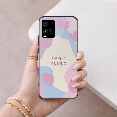 Vivo Y32 Cover - Happy Series - HQ Ultra Shine Premium Infinity Glass Soft Silicon Borders Case