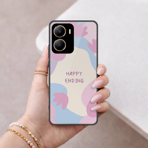 Vivo Y16 Cover - Happy Series - HQ Ultra Shine Premium Infinity Glass Soft Silicon Borders Case