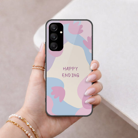 Samsung Galaxy A25 5G Cover - Happy Series - HQ Ultra Shine Premium Infinity Glass Soft Silicon Borders Case