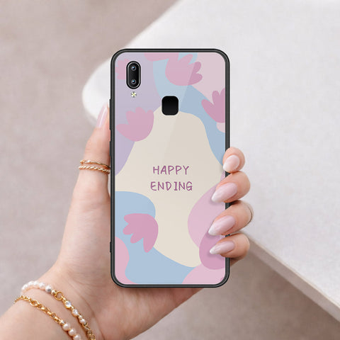 Vivo Y95 Cover - Happy Series - HQ Ultra Shine Premium Infinity Glass Soft Silicon Borders Case