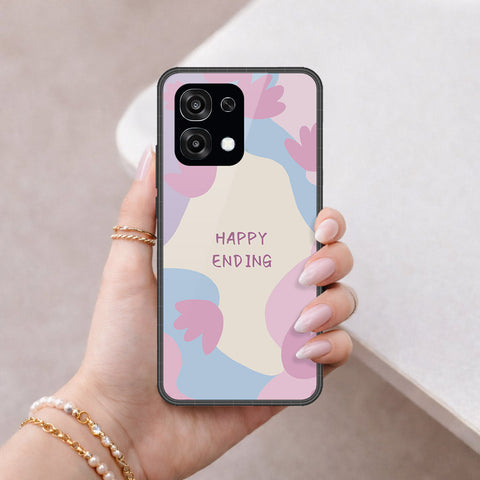 Oppo A6 Pro 5G Cover - Happy Series - HQ Ultra Shine Premium Infinity Glass Soft Silicon Borders Case