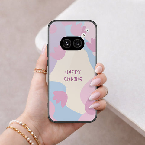 Nothing Phone 2a Cover - Happy Series - HQ Ultra Shine Premium Infinity Glass Soft Silicon Borders Case