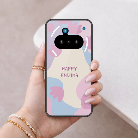 Nothing Phone 3a Cover - Happy Series - HQ Ultra Shine Premium Infinity Glass Soft Silicon Borders Case