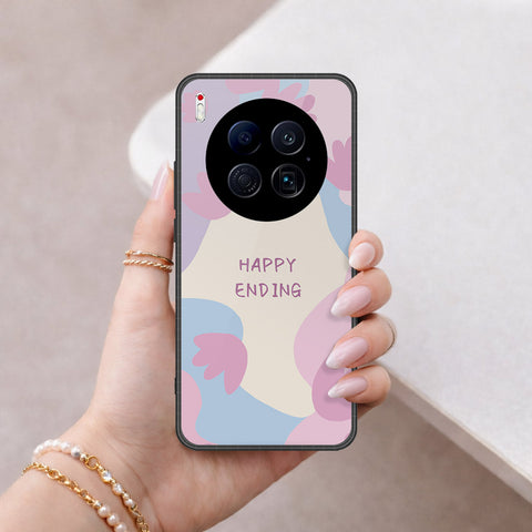 Tecno Camon 40 Premier 5G Cover - Happy Series - HQ Ultra Shine Premium Infinity Glass Soft Silicon Borders Case
