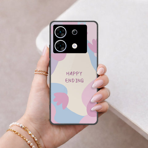 Infinix Zero 30 5G Cover - Happy Series - HQ Ultra Shine Premium Infinity Glass Soft Silicon Borders Case