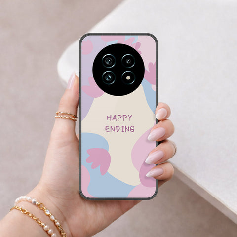 Realme 13 Plus 5G Cover - Happy Series - HQ Ultra Shine Premium Infinity Glass Soft Silicon Borders Case