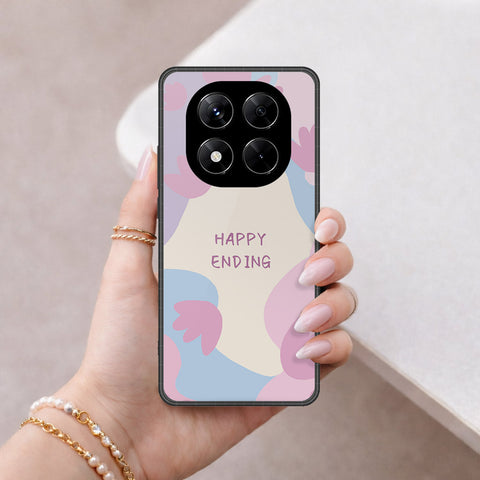 Xiaomi Redmi Note 14 Pro 4G Cover - Happy Series - HQ Ultra Shine Premium Infinity Glass Soft Silicon Borders Case