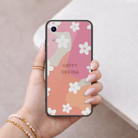 Huawei Honor 8A Cover - Happy Series - HQ Ultra Shine Premium Infinity Glass Soft Silicon Borders Case