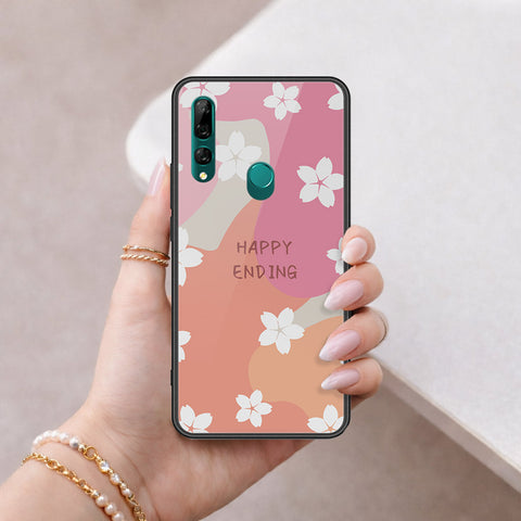 Huawei Y9 Prime 2019 Cover - Happy Series - HQ Ultra Shine Premium Infinity Glass Soft Silicon Borders Case