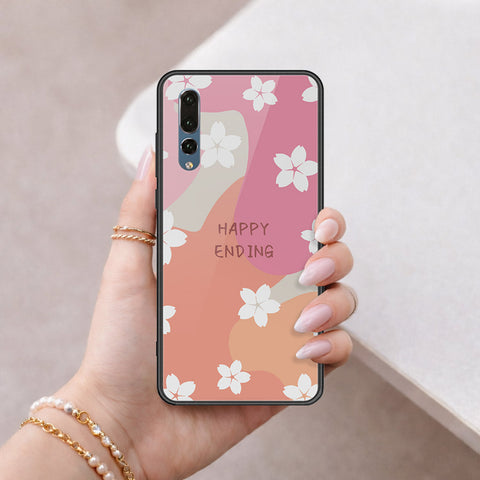 Huawei P20 Pro Cover - Happy Series - HQ Ultra Shine Premium Infinity Glass Soft Silicon Borders Case