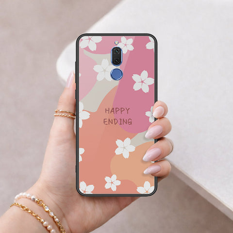Huawei Mate 10 Lite Cover - Happy Series - HQ Ultra Shine Premium Infinity Glass Soft Silicon Borders Case