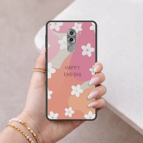 Huawei Honor 6X Cover - Happy Series - HQ Ultra Shine Premium Infinity Glass Soft Silicon Borders Case
