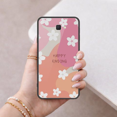 Samsung Galaxy J7 Prime Cover - Happy Series - HQ Ultra Shine Premium Infinity Glass Soft Silicon Borders Case