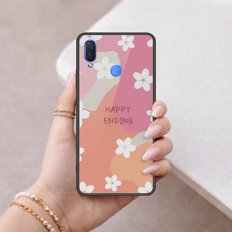 Huawei Nova 3i  Cover - Happy Series - HQ Ultra Shine Premium Infinity Glass Soft Silicon Borders Case