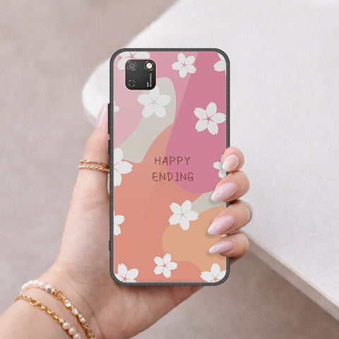 Honor 9S Cover - Happy Series - HQ Ultra Shine Premium Infinity Glass Soft Silicon Borders Case