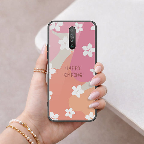 Xiaomi Poco X2 Cover - Happy Series - HQ Ultra Shine Premium Infinity Glass Soft Silicon Borders Case