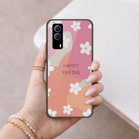 Vivo Y53s Cover - Happy Series - HQ Ultra Shine Premium Infinity Glass Soft Silicon Borders Case