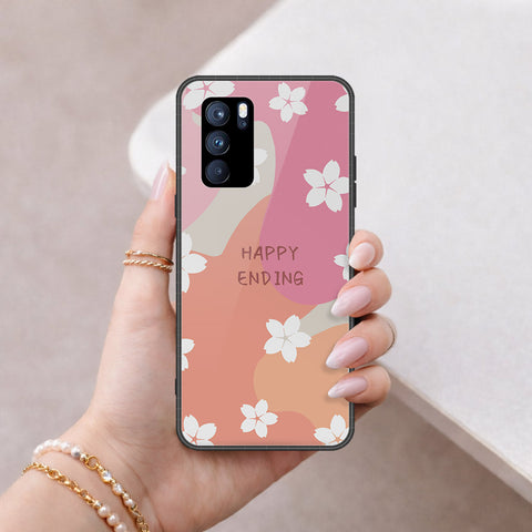 Oppo Reno 6 Pro 5G Cover - Happy Series - HQ Ultra Shine Premium Infinity Glass Soft Silicon Borders Case