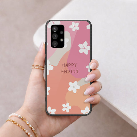 Samsung Galaxy A33 5G Cover - Happy Series - HQ Ultra Shine Premium Infinity Glass Soft Silicon Borders Case