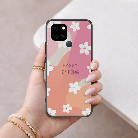 Infinix Smart 6 Cover - ONation Persian Rugs Series 2 - HQ Ultra Shine Premium Infinity Glass Soft Silicon Borders Cas
