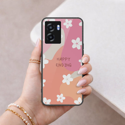 Realme Narzo 50 4G Cover - Happy Series - HQ Ultra Shine Premium Infinity Glass Soft Silicon Borders Case