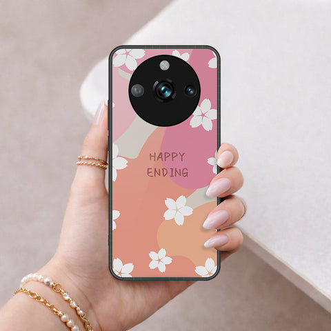Realme 11 Pro Plus Cover - Happy Series - HQ Ultra Shine Premium Infinity Glass Soft Silicon Borders Case