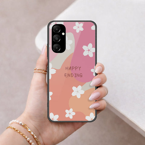 Samsung Galaxy A05s Cover - Happy Series - HQ Ultra Shine Premium Infinity Glass Soft Silicon Borders Case