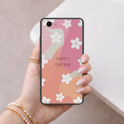Vivo Y71 Cover - Happy Series - HQ Ultra Shine Premium Infinity Glass Soft Silicon Borders Case