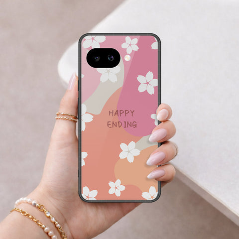 Google Pixel 9a Cover - Happy Series - HQ Ultra Shine Premium Infinity Glass Soft Silicon Borders Case