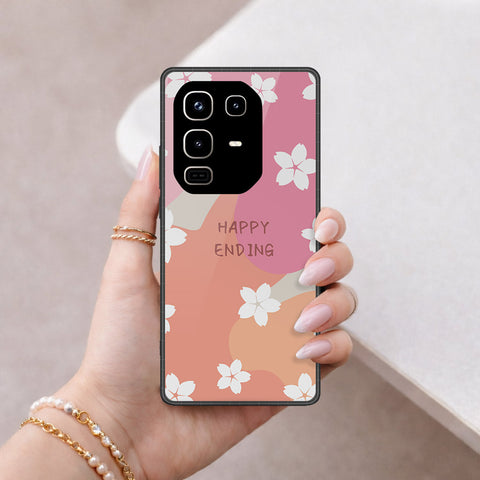 Infinix Note 50 4G Cover - Happy Series - HQ Ultra Shine Premium Infinity Glass Soft Silicon Borders Case