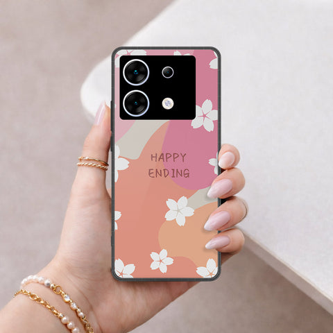 Infinix Zero 30 5G Cover - Happy Series - HQ Ultra Shine Premium Infinity Glass Soft Silicon Borders Case