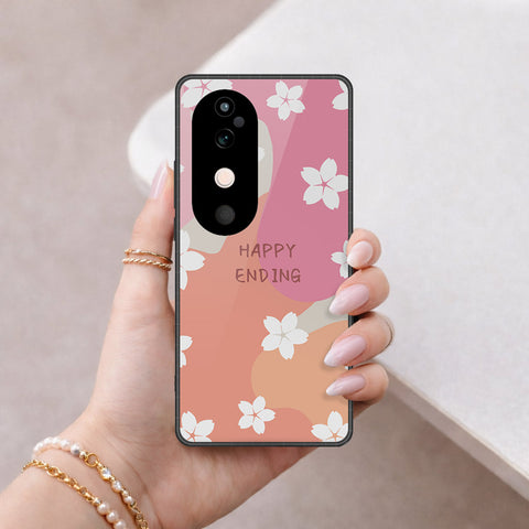 Vivo S19 Pro Cover - Happy Series - HQ Ultra Shine Premium Infinity Glass Soft Silicon Borders Case