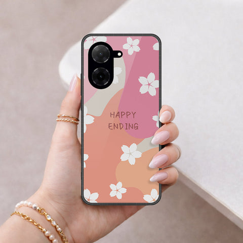 Xiaomi Poco C71 4G Cover - Happy Series - HQ Ultra Shine Premium Infinity Glass Soft Silicon Borders Case