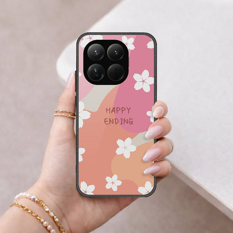 Xiaomi 14T Pro Cover - Happy Series - HQ Ultra Shine Premium Infinity Glass Soft Silicon Borders Case