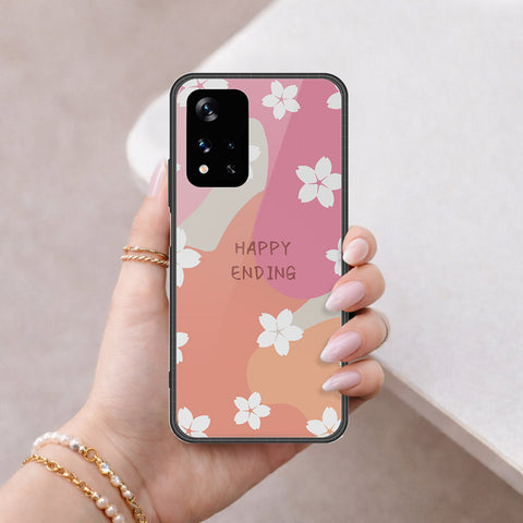 Xiaomi Redmi Note 11 5G Cover - Happy Series - HQ Ultra Shine Premium Infinity Glass Soft Silicon Borders Case