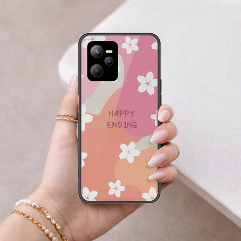 Realme Narzo 50A Prime Cover - Happy Series - HQ Ultra Shine Premium Infinity Glass Soft Silicon Borders Case