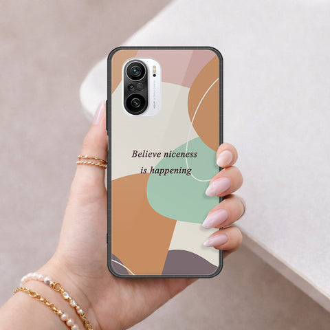 Xiaomi Redmi K40 Pro Plus Cover - Happy Series - HQ Ultra Shine Premium Infinity Glass Soft Silicon Borders Case