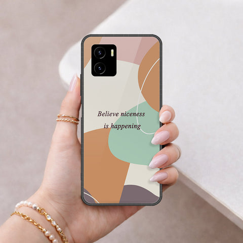 Vivo Y32t Cover - Happy Series - HQ Ultra Shine Premium Infinity Glass Soft Silicon Borders Case