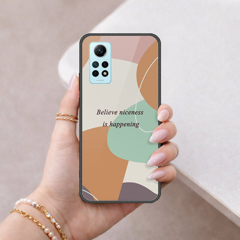 Xiaomi Redmi Note 12 Pro 4G Cover - Happy Series - HQ Ultra Shine Premium Infinity Glass Soft Silicon Borders Case
