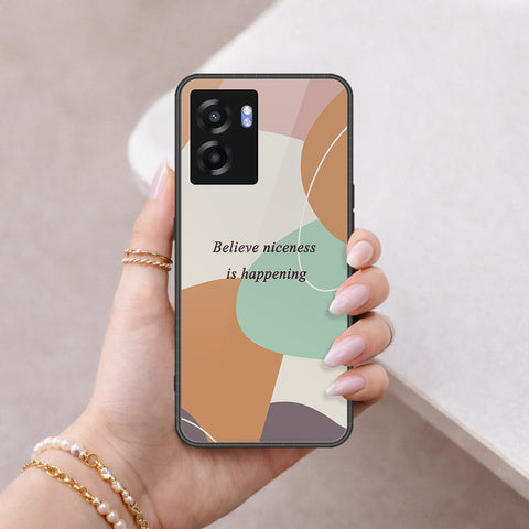 Realme Narzo 50 4G Cover - Happy Series - HQ Ultra Shine Premium Infinity Glass Soft Silicon Borders Case
