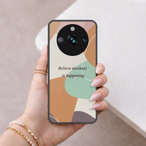 Realme 11 Pro Plus Cover - Happy Series - HQ Ultra Shine Premium Infinity Glass Soft Silicon Borders Case