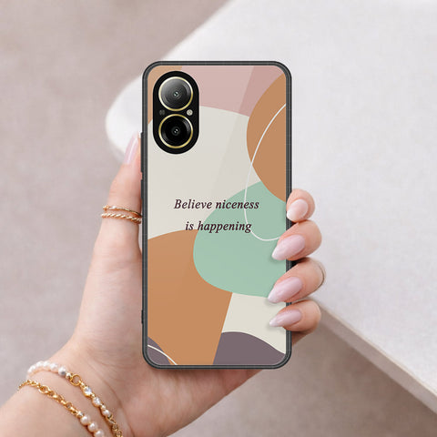 Realme C67 4G Cover - Happy Series - HQ Ultra Shine Premium Infinity Glass Soft Silicon Borders Case