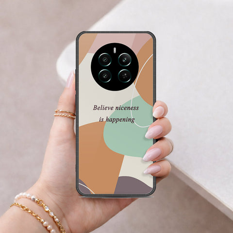 Realme P1 Speed Cover - Happy Series - HQ Ultra Shine Premium Infinity Glass Soft Silicon Borders Case