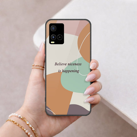 Vivo Y32 Cover - Happy Series - HQ Ultra Shine Premium Infinity Glass Soft Silicon Borders Case