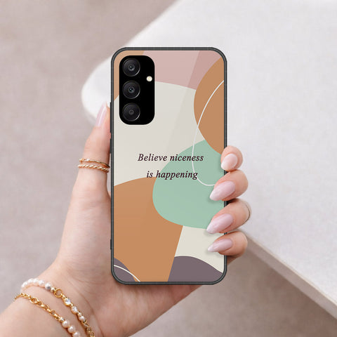 Samsung Galaxy A25 5G Cover - Happy Series - HQ Ultra Shine Premium Infinity Glass Soft Silicon Borders Case