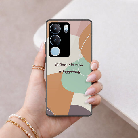 Vivo V29 Pro Cover - Happy Series - HQ Ultra Shine Premium Infinity Glass Soft Silicon Borders Case
