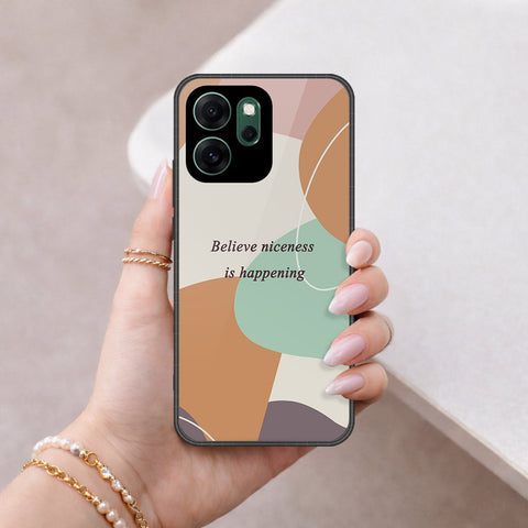 Oppo Reno 14F Cover - Happy Series - HQ Ultra Shine Premium Infinity Glass Soft Silicon Borders Case