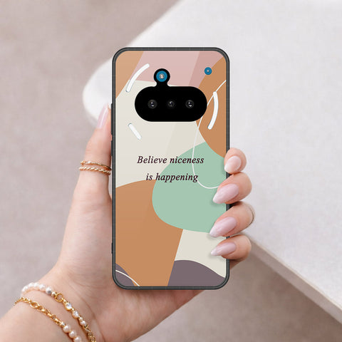 Nothing Phone 3a Cover - Happy Series - HQ Ultra Shine Premium Infinity Glass Soft Silicon Borders Case