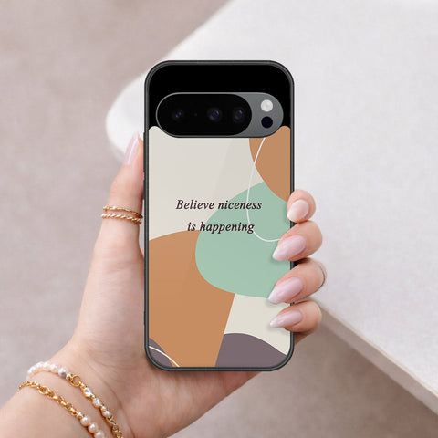 Google Pixel 10 Pro Cover - Happy Series - HQ Ultra Shine Premium Infinity Glass Soft Silicon Borders Case