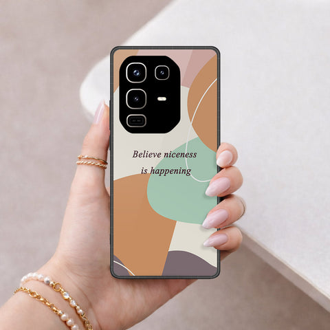 Infinix Note 50 4G Cover - Happy Series - HQ Ultra Shine Premium Infinity Glass Soft Silicon Borders Case